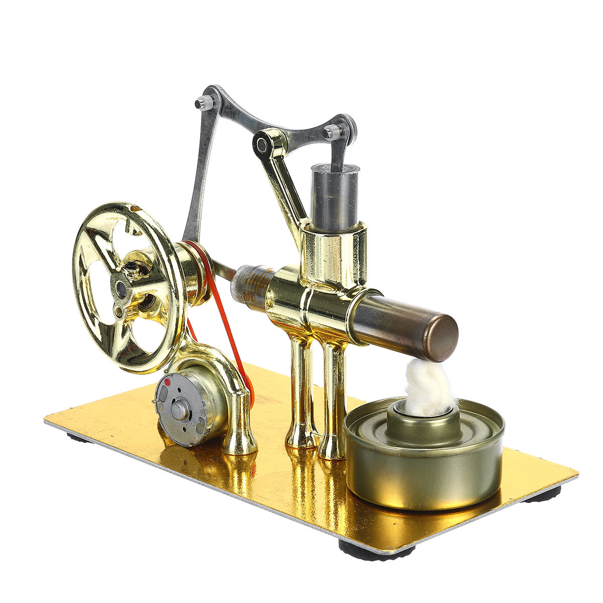 

Mini Hot Air Stirling Engine Model Power Generator Motor Physics Educational Science Toy