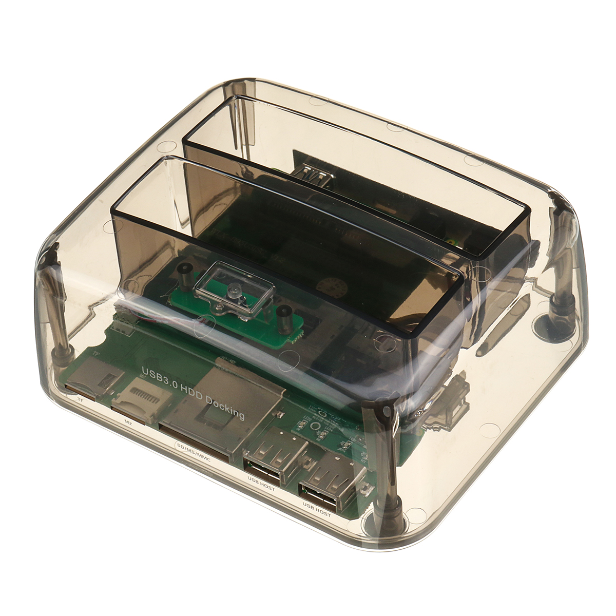 

2,5 "3,5" SATA IDE Корпус жесткого диска Док-станция для жесткого диска USB-устройство для чтения двух док-карт Жесткий
