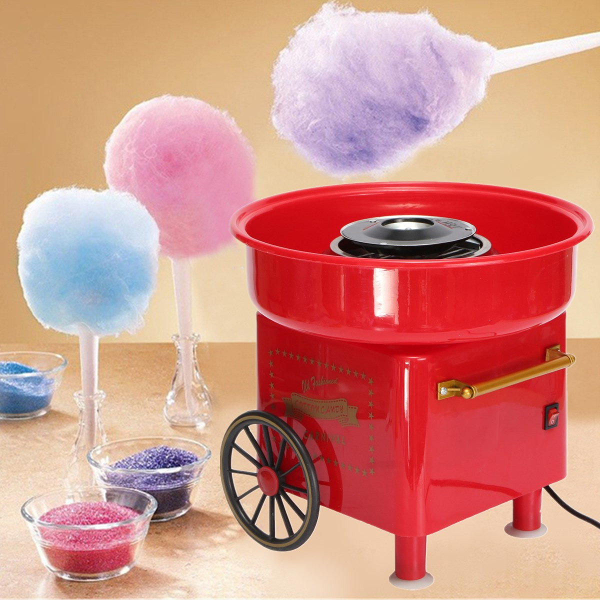 

Electric Fairy Cotton Candy Floss Maker Vintage Sugar Machine Home Party Decorations