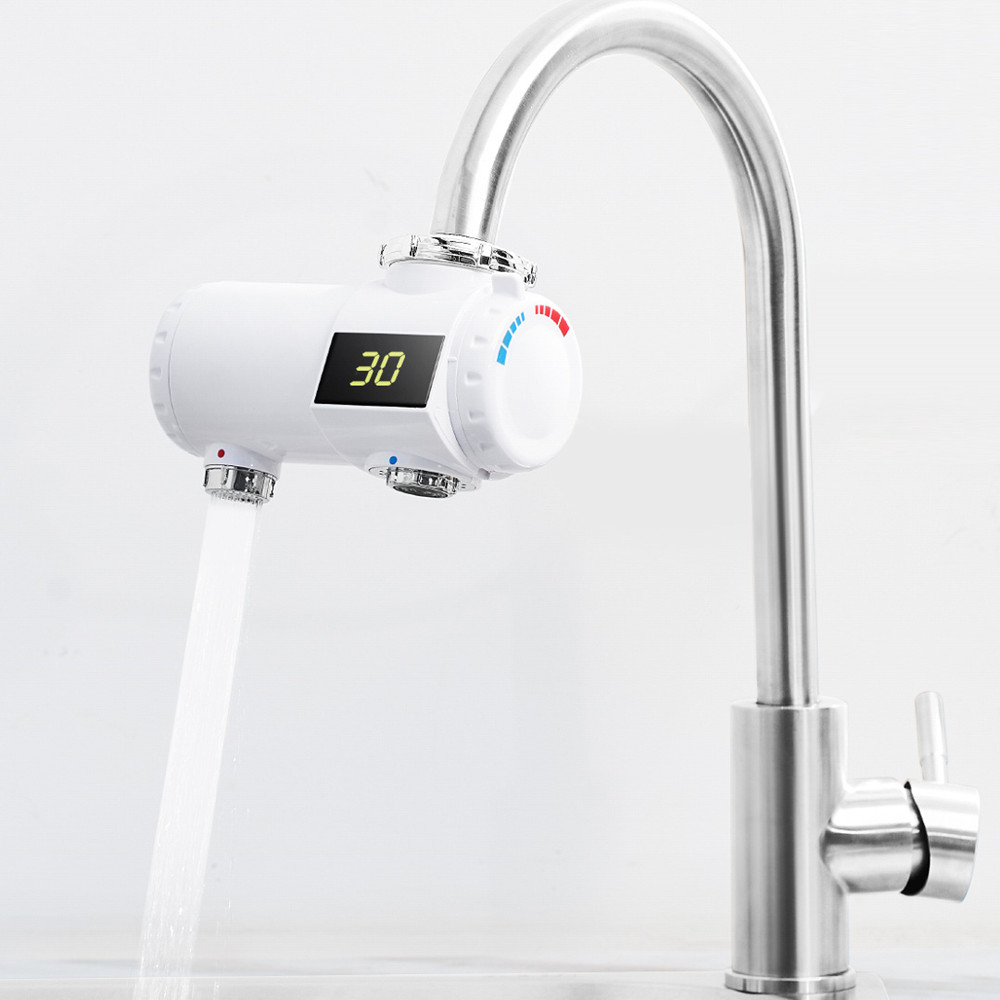 Xiaoda 220 В 3000 Вт Электрическая горячая вода Нагреватель Кран 3S Быстрое мгновенное отопление Дом Ванная комната Кухонный смеситель для горяче