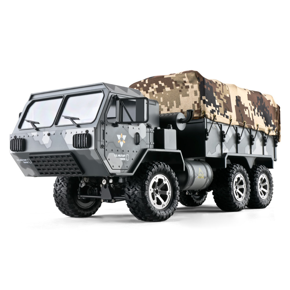 

Eachine EAT01 1/16 2.4G 6WD RC Car Proportional Control US Army Military Off Road Rock Crawler Truck RTR Vehicle Model