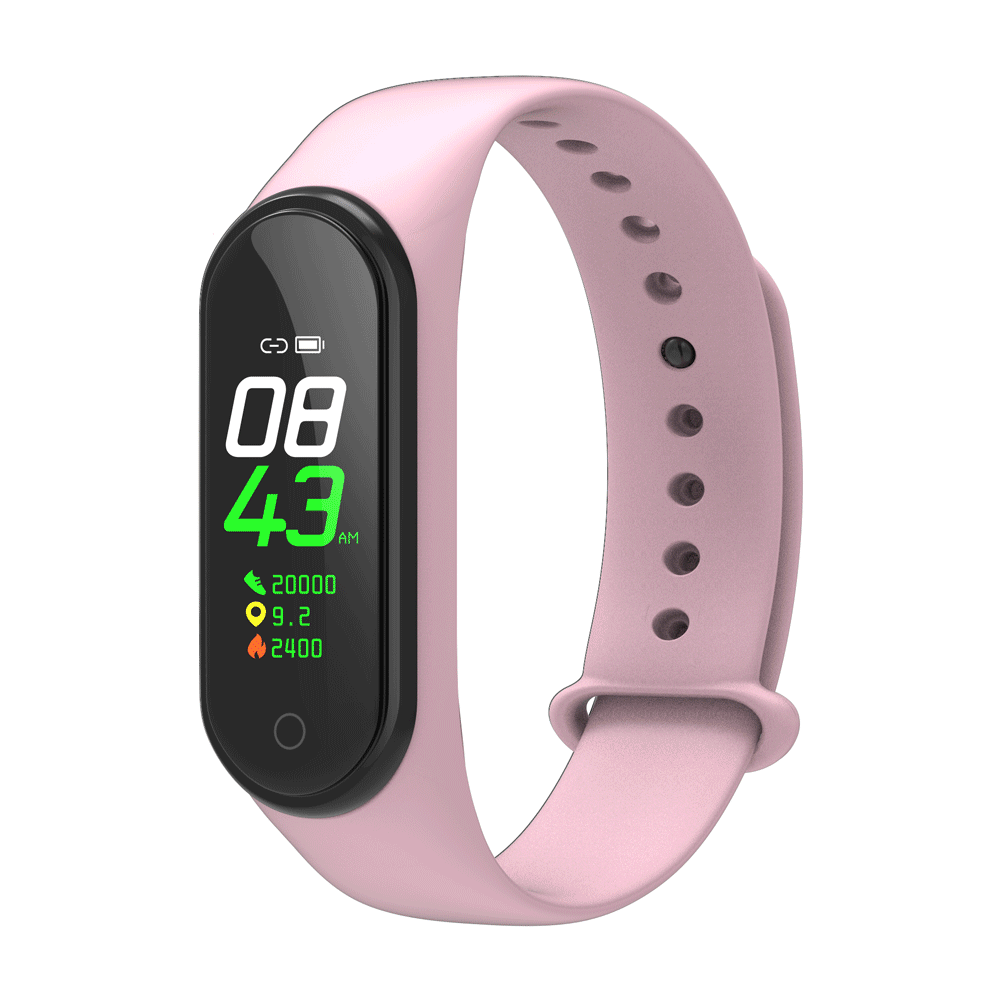 

Bakeey M4 Heart Rate Blood Pressure Oxygen Monitor Multi-sport Modes Call Notification 0.96inch TFT Smart Watch