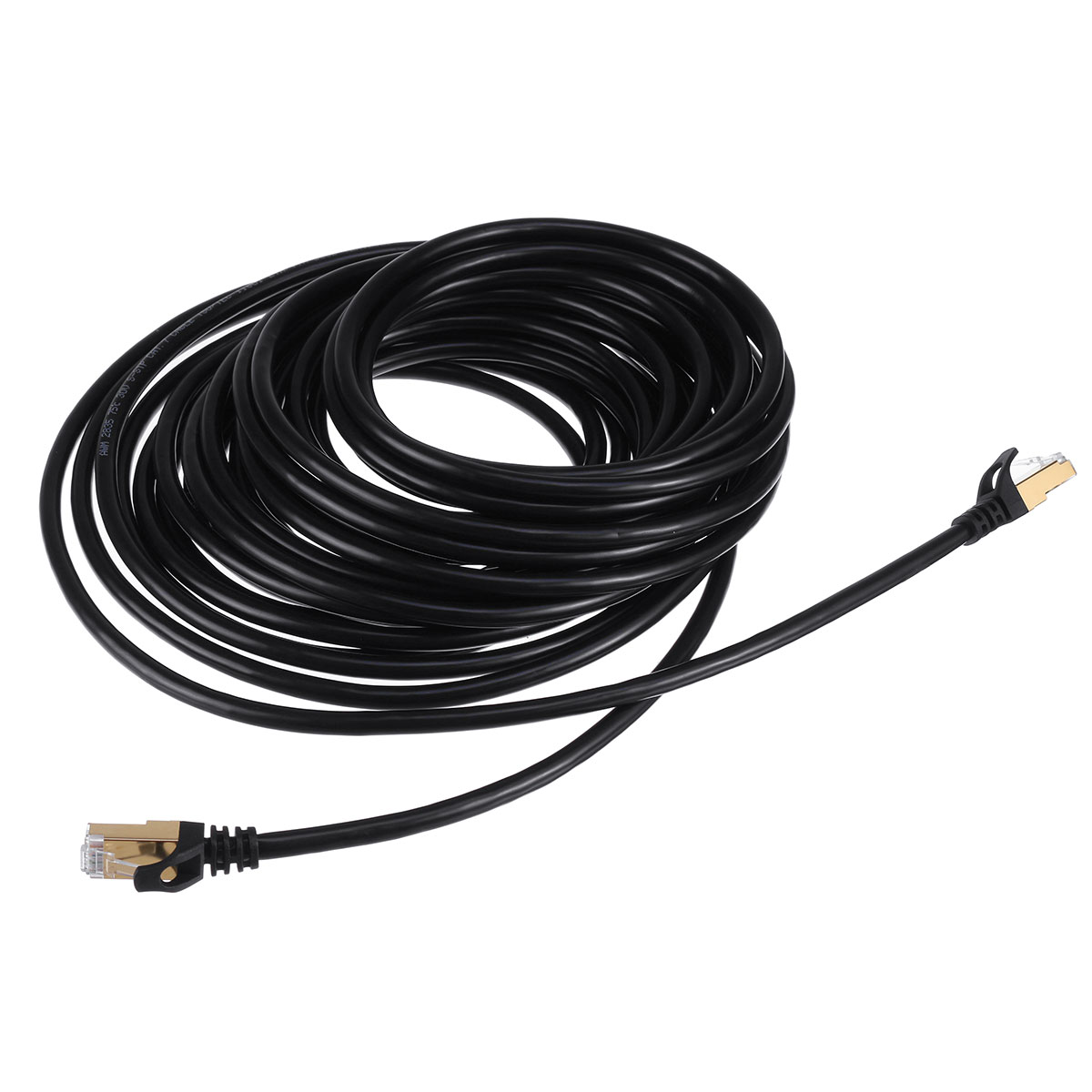 Network Cable Connection Cable Ethernet Cable Black Black 10,0m conecto 
