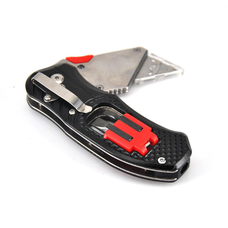 

KSHIELD PK-5785 Heavy Duty Multifunctional Utility Cutter Automatic Lock Cutter Foldable Art Work Paper Leather Cloth Cutting tools
