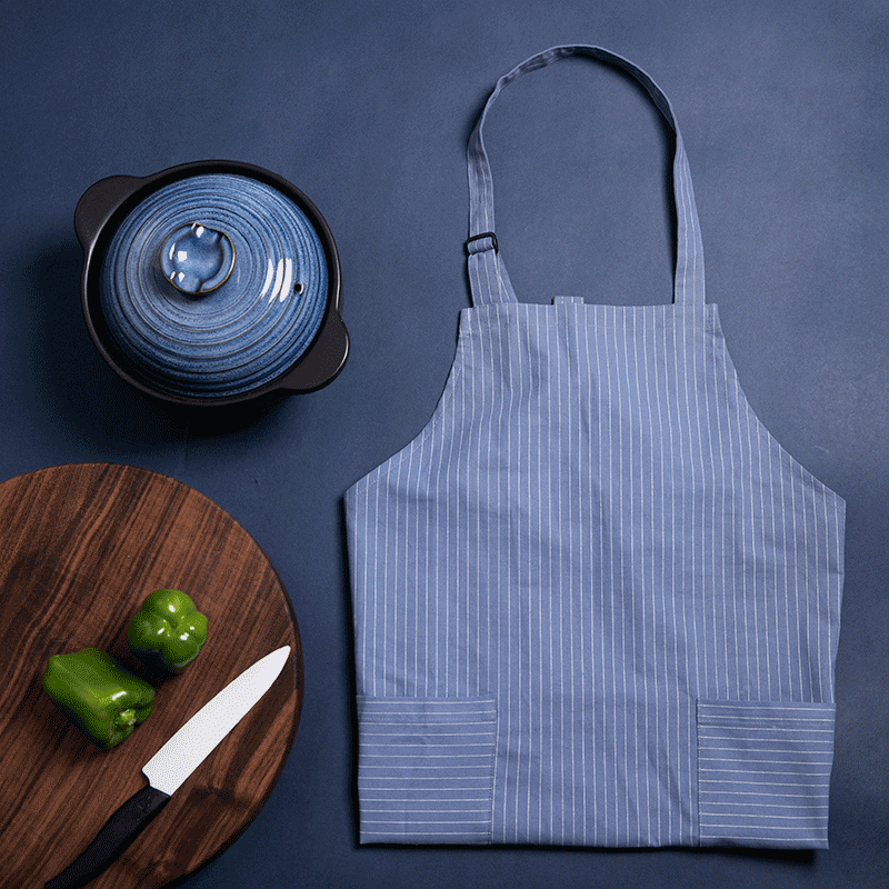

Adjustable Cotton Linen Kitchen Aprons For Cooking Baking Waterproof And Oilproof Apron