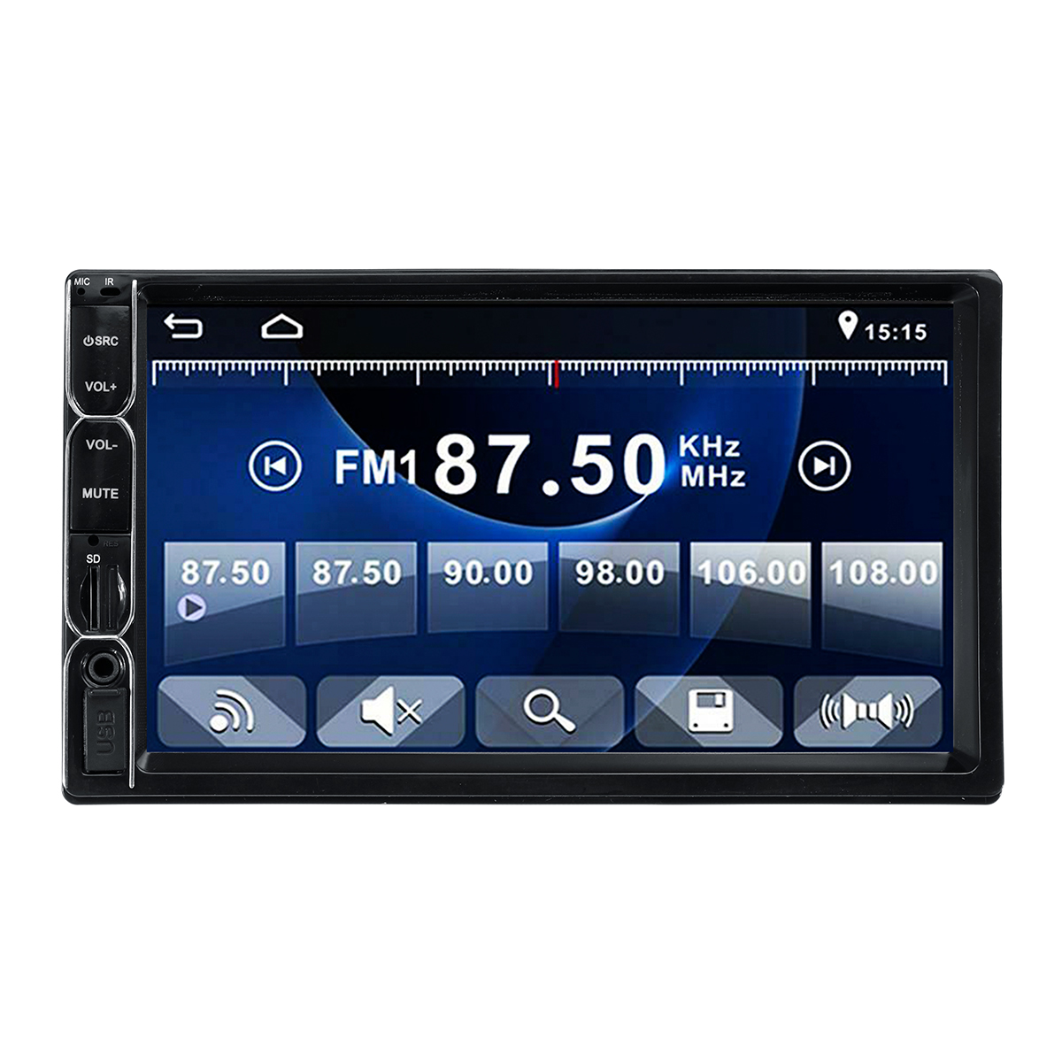 

7 дюймов 2 Din Авто Стерео Авто Радио Мультимедиа MP5-плеер Вид сзади камера HD Bluetooth с сенсорным экраном громкой связи Радио FM Aux