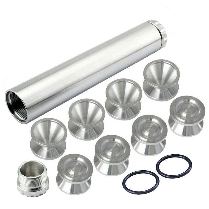 

Aluminum 5/8-24 1/2-28 Car Fuel Filter Car Solvent Trap D Cell Storage Cup for NAPA 4003 WIX 24003 L9" Car Accessories Auto Part