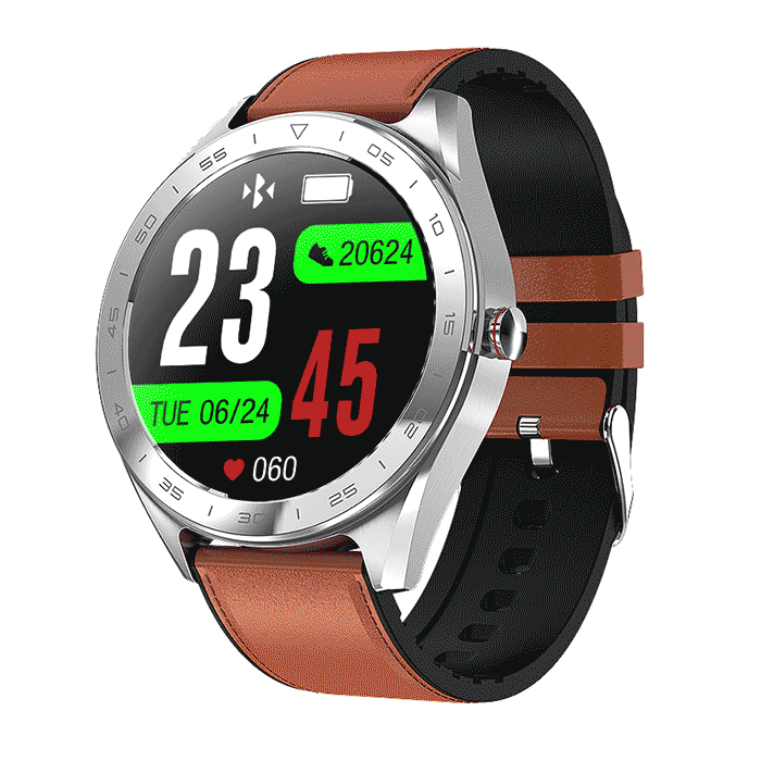 

Bakeey Watch5 1.3inch IPS Flull-touch Color Screen Heart Rate Blood Pressure Oxygen Monitor Weather Push Smart Watch