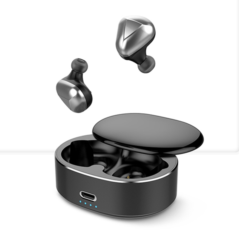 

TWS True Wireless bluetooth 5.0 Earphone IPX6 Waterproof 6D Stereo Noise Cancelling Headphone with Mic