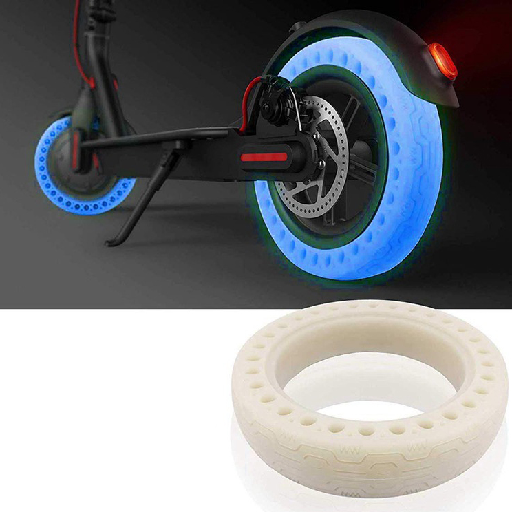 

BIKIGHT 1PC 8.5inch Honeycomb Luminous Tire Thicken Non-slip Scooter Tire for M365 Pro Electric Scooter