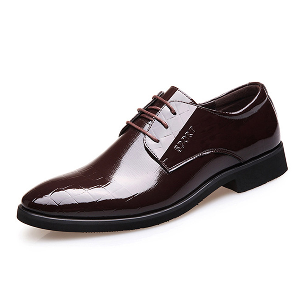 

Casual Soft Business Microfiber Leather Office Oxfords
