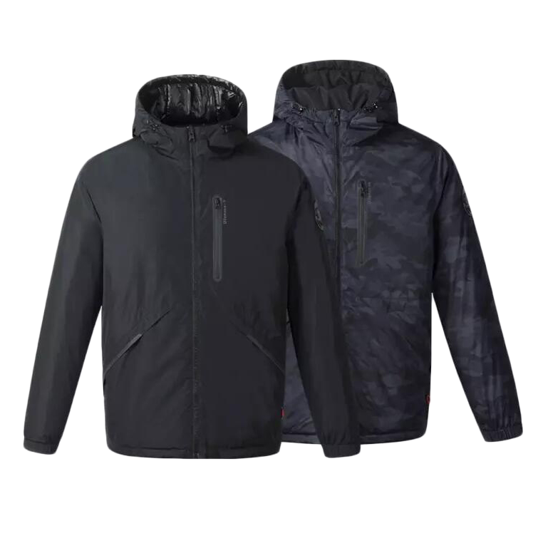 

Uleemark IP64 Men Winter Rechargeable Adjustable Electric Heated Jacket Coats Washable Waterproof Rainproof Soft Down Ja