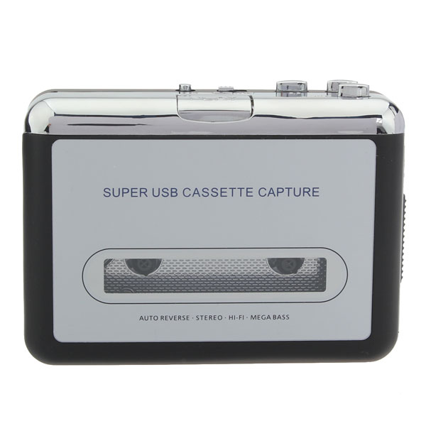 

12V 10W USB Stereo Cassette Capture Cassette To MP3 Transducer