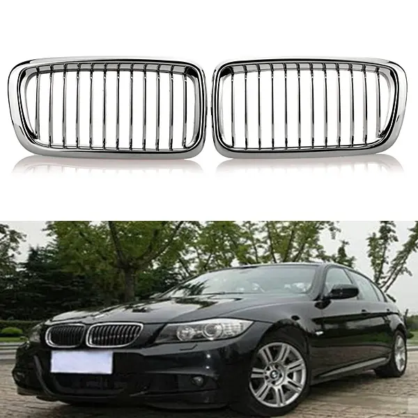 Chrome Car Kidney Grills Grilles for BMW E38 740 750 98 99 2000 2001