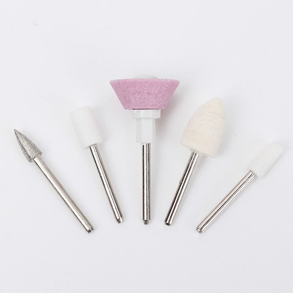  5Pcs Nail Art Drill Bits File Buffer Polish Manicure Pedicure Kit
