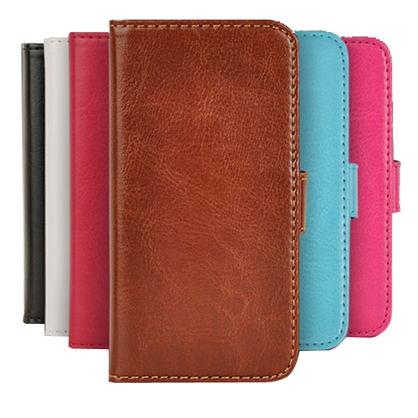 

Retro Flip Wallet PU Leather Case With Stand For iPhone 5