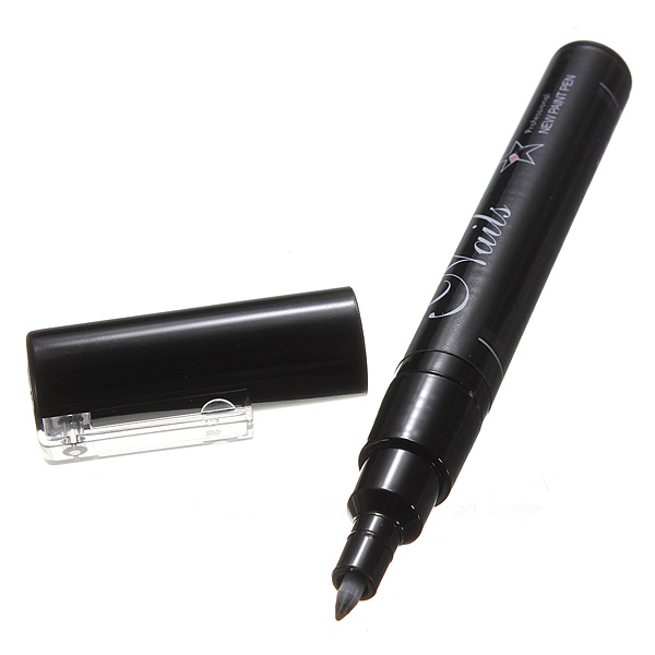 

Черный Ногти Художественный рисунок Ручка Ногти Лак Польский Дизайн Краска Ручка