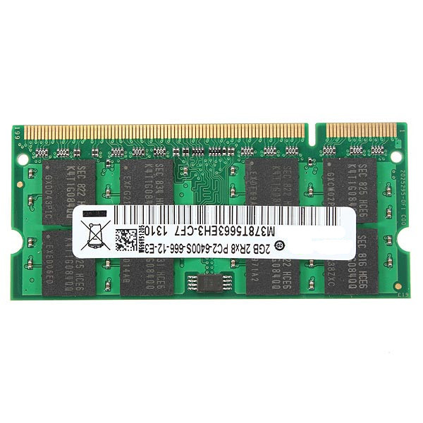 Find 2GB DDR2 800 PC2 6400 666 SO DIMM SD RAM Memory 200 Pins for Sale on Gipsybee.com with cryptocurrencies
