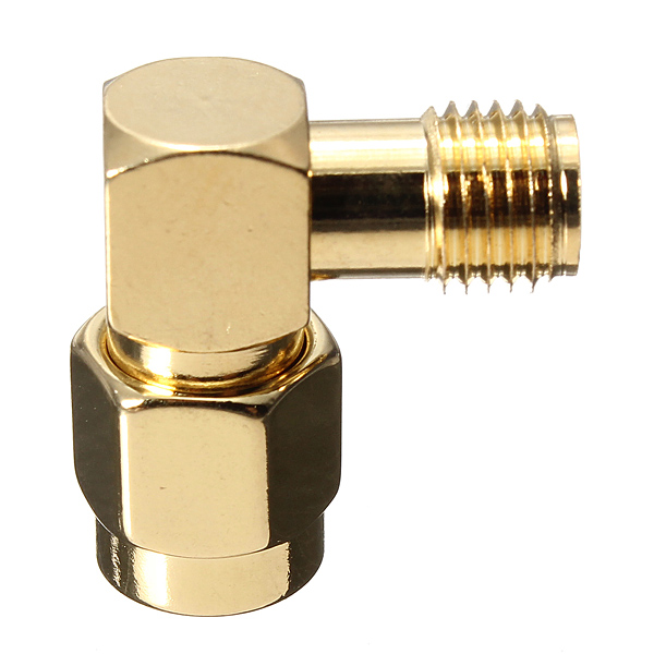 Find DANIU SMA Male To SMA Female Jack Right Angle Crimp RF Adapter Connector for Sale on Gipsybee.com with cryptocurrencies