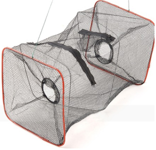 

ZANLURE Foldable Zips-One Crab Minnow Crawdad Shrimp Fishing Trap Cast Net
