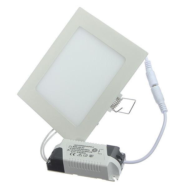 

9W Square Ultra Thin Ceiling Energy-Saving LED Panel Light AC 85-265V