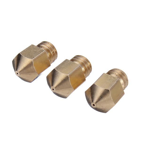 

0.2mm 0.3mm 0.35mm 0.4mm 0.5mm 3D Printer Extruder Brass Nozzle Sprinkler Head