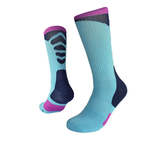  Mens Colorful Professional Outdoor Sport Breathable Long Basketball Socks