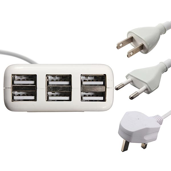 6 портов USB питания адаптер переменного тока главная стены зарядное устройство для iPhone для iPad