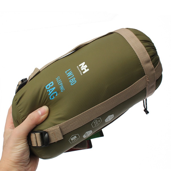 Naturehike NH15S003-D Outdoor Camping Sleeping Bag Ultralight Envelope Bag For Travel Hiking 1.9x0.75m