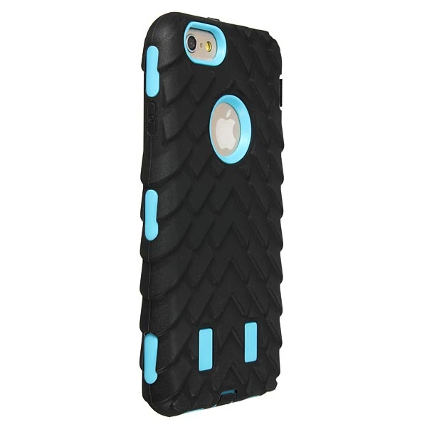 3in1 Hybrid Shockproof Rugged Combo Tyre Armor Case For iPhone 6
