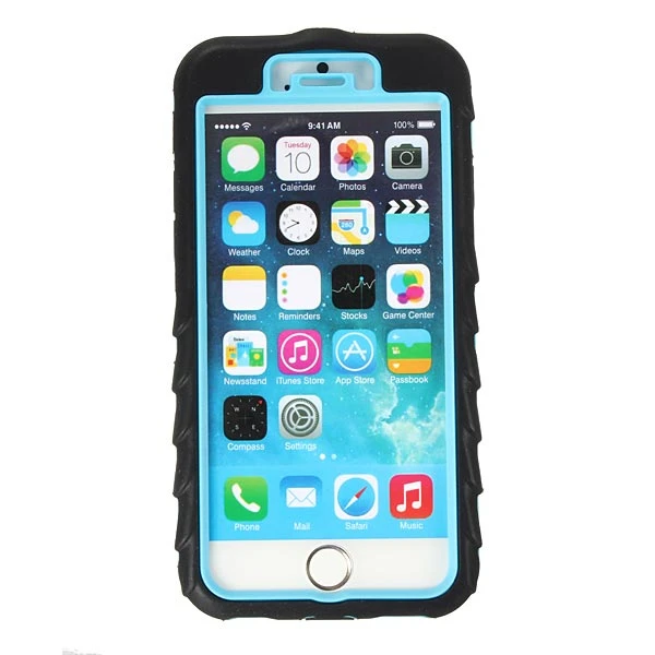 3in1 Hybrid Shockproof Rugged Combo Tyre Armor Case For iPhone 6