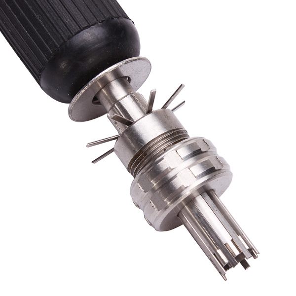 HAOSHI 8 Pins Advanced Stainless Steel Adjustable Tubular Lock Plug Tools 