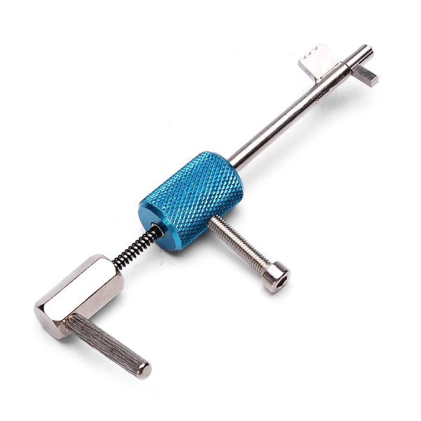 DANIU Civil Lock Quick Forced Open Lock Picks Locksmith Tool Silver + Blue