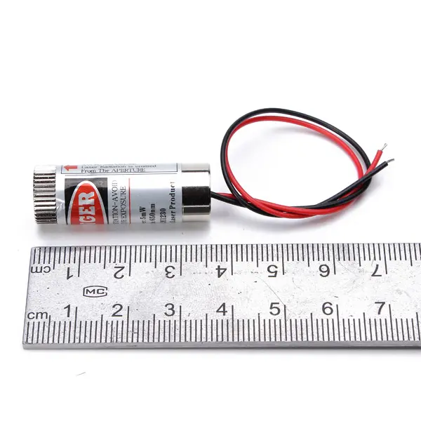 650nm 5mW Focusable Red Line Laser Module Laser Generator Diode 