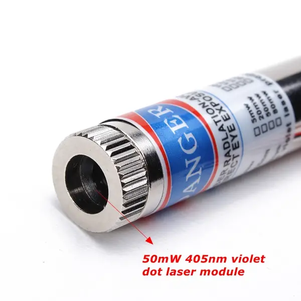 405nm 50mW Focusable Violet Dot Laser Module Laser Generator Diode
