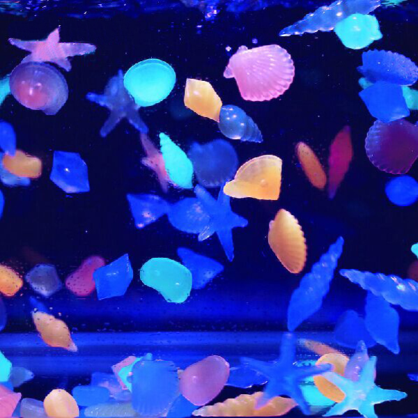 

Fish Tank Landscape Glow Stones Aquarium Luminous Stone Decorate Fish Turtle Tank