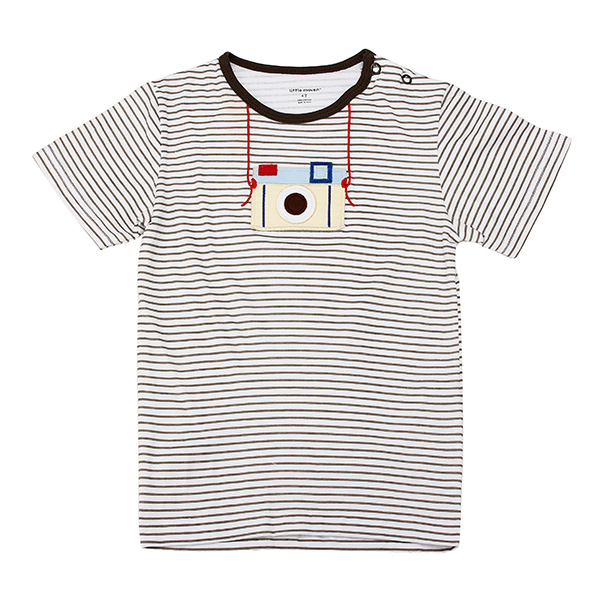 

2015 новый маленький Maven прекрасный камера ребенок дети мальчик хлопок с коротким рукавом футболки топ