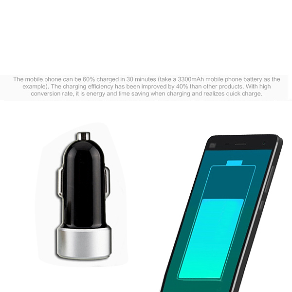 Quick Charge 2.0 Car Quick Charger 2.0 USB Intelligent Turbo Bulle Car Charger For Smart Phone