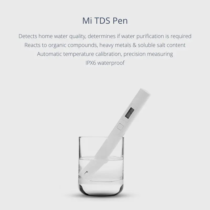Water Quality Meter High Accurate Original Xiaomi mi TDS Tester Pen Camping