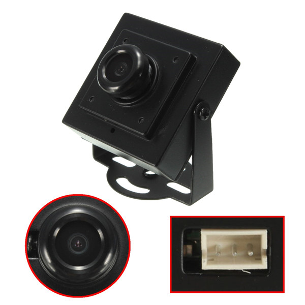 Mini HD 700TVL 1 / 3inch Board MTV Câmera de segurança CCTV de grande angular de 170 graus PAL