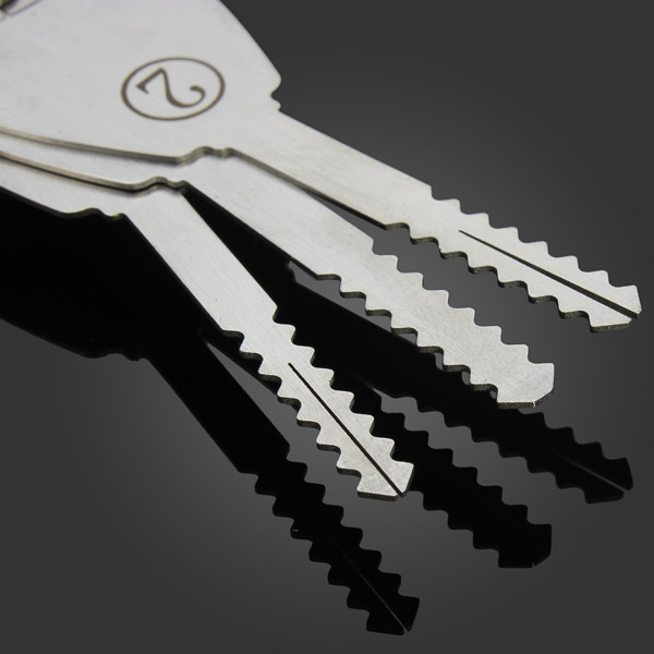 20psc Foldable Car Lock Opener Double Sided Lock Pick Set Locksmith Tools