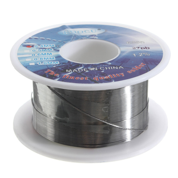 

0.4mm 63/37 Tin lead Solder Wire Rosin Core Soldering 2% Flux Reel Tube
