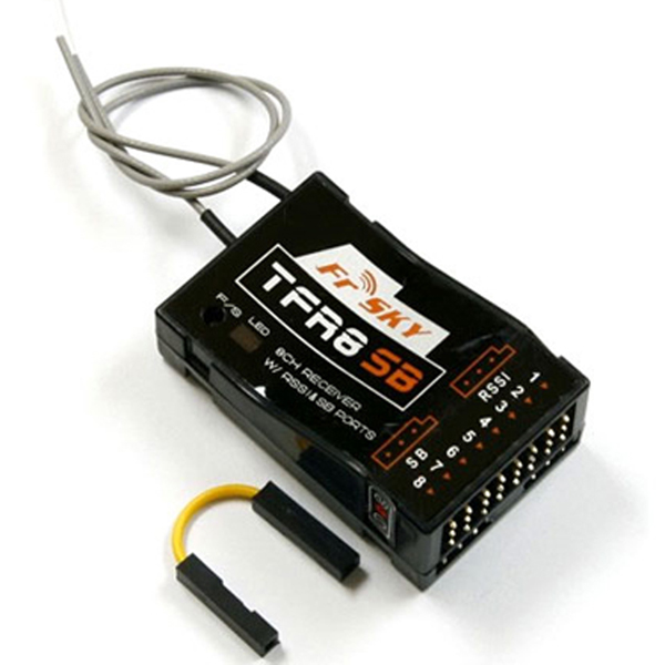 

Frsky TFR8SB 8/16CH FASST Compatible Receiver With RSSI&SB Ports for RC Drone FPV Racing