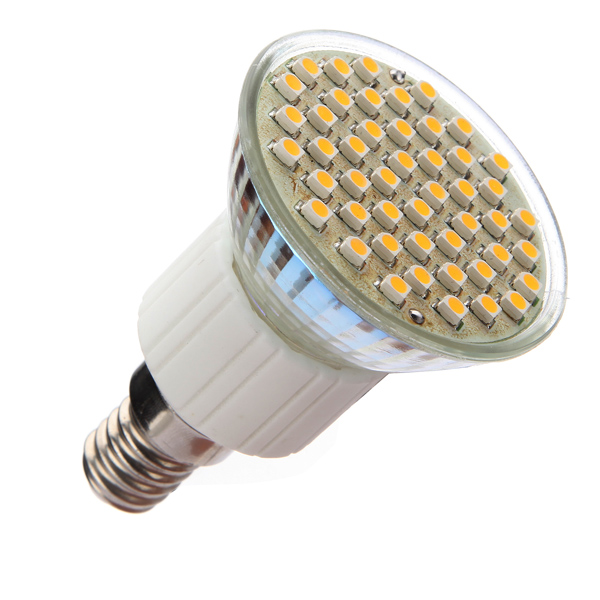 

E14 48 SMD LED Warm White 2.5W Light Soptlight Lamp Bulb 230V