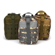Taktická bedrová taška o objeme 2,7 litra, vojenská opasková taška, zavesená úložná taška pre vonkajšie kempovanie a lov.