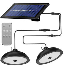 Split Solar Light Remote Led Lights With Extension Outdoor Waterproof Wall Lamp Sunlight Powered Lantern For Farden Street