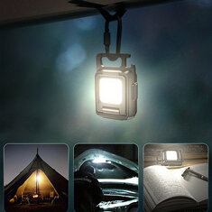 Lampe de poche multifonctionnelle ultra brillante de 1000 lumens, recharge rapide Type-C, étanche, petite, portable avec ouvre-bouteille et porte-clés pour l'escalade en extérieur.