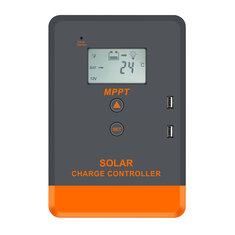 Contrôleur de charge solaire PowMr Auto 40A 20A 30A 12V / 24V MPPT PWM Dual Mode régulateur de charge solaire pour batterie plomb-acide, Lifepo4 et lithium-ion