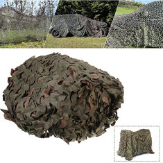 Rede de camuflagem de vários tamanhos de secagem rápida e à prova d'água com design reversível verde/marrom para caça/tiro.