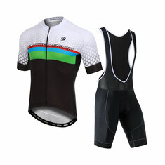 XINTOWN Men's Cycling Jersey Quick-Drying Moisture Wicking Fabric MTB Bicycle Clothing Suits